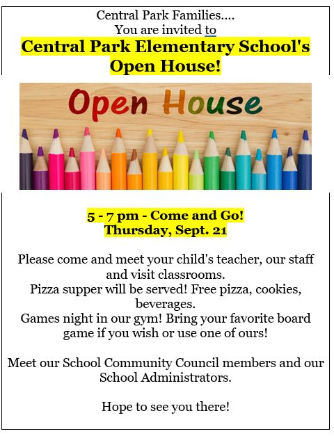 CPES Open House tonight! 5pm-7pm