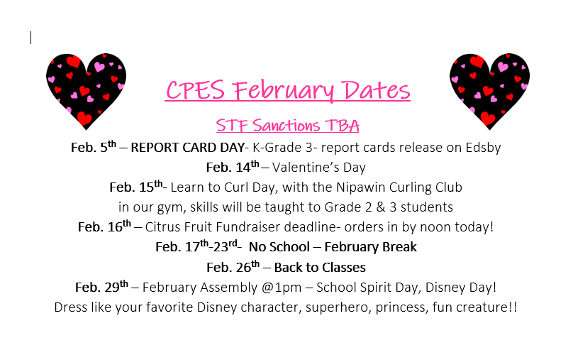 February Dates to Remember