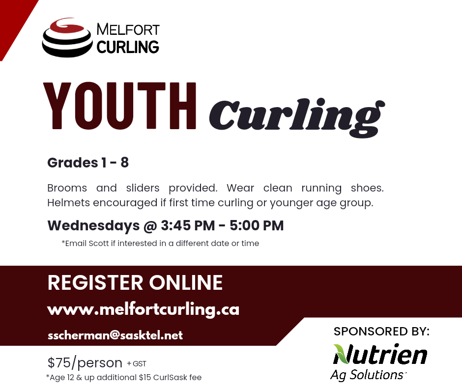 Melfort Youth Curling Grades 1-8