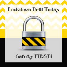 School Lockdown Drill Today October 19th