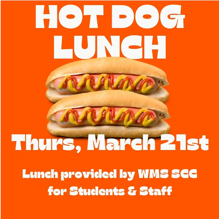 Hot Dog Lunch - March 21