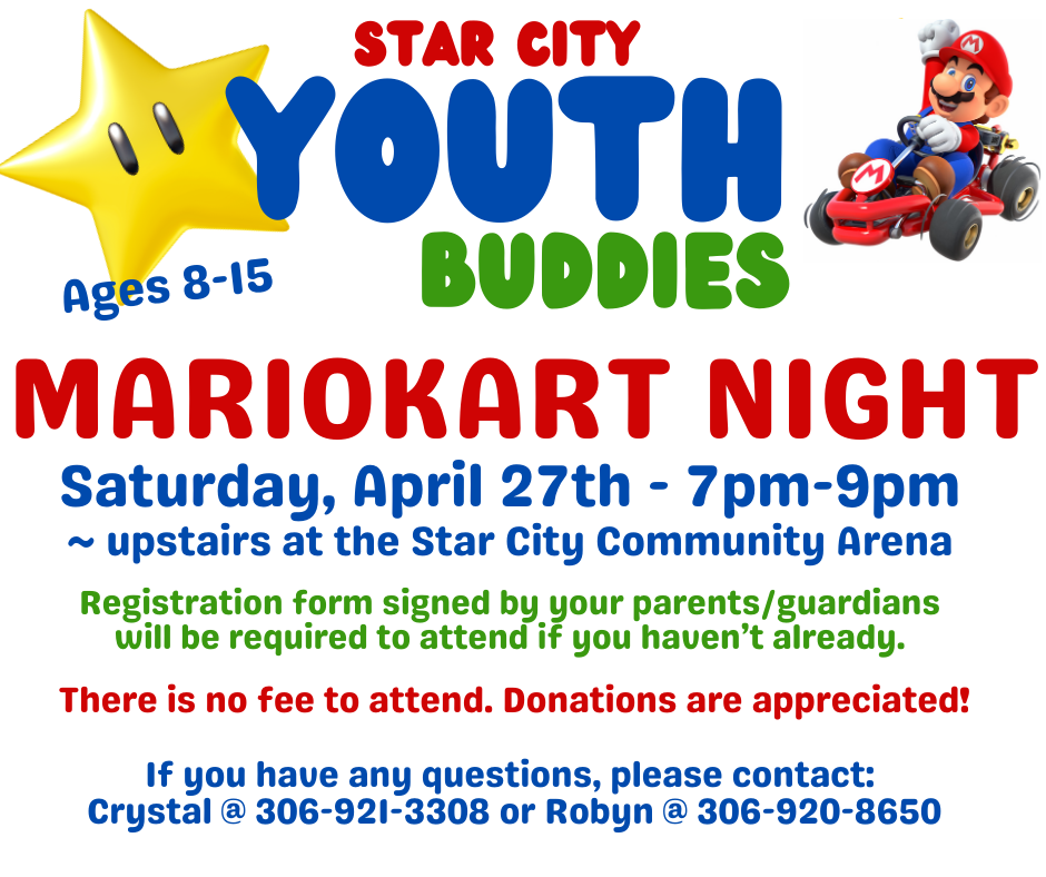 Star City Youth Buddies - MarioKart Night! 